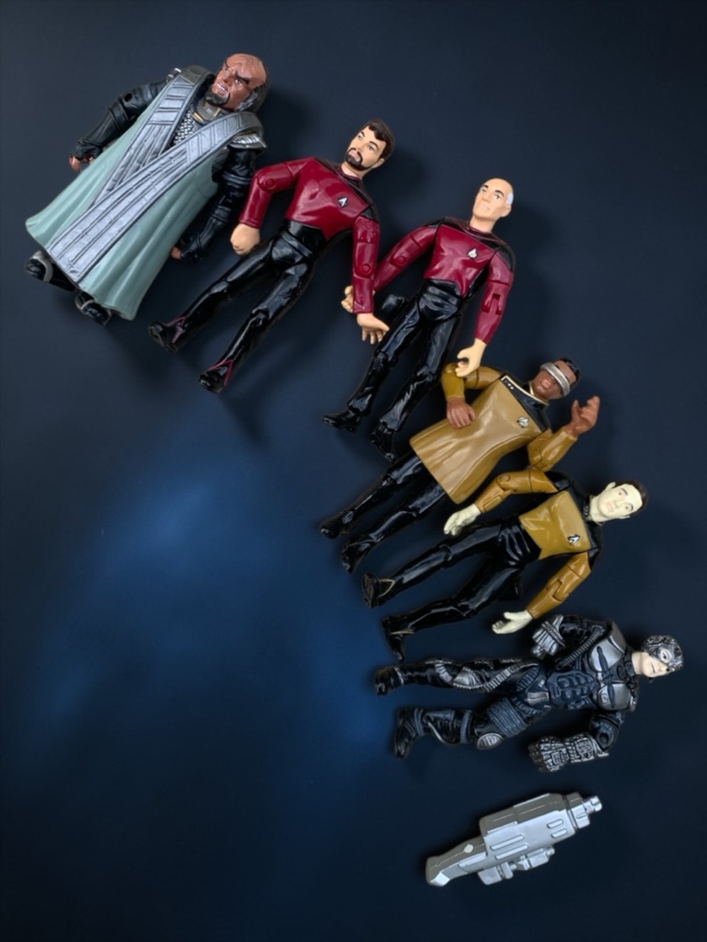 Vintage 90s Star Trek Action Figure Toy Lot